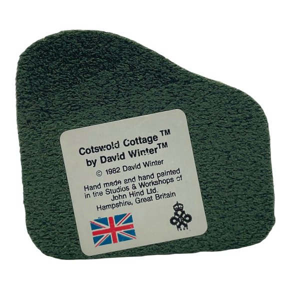 Vintage 1982 Cotswold Cottage David Winter Cottages Hand Made Painted In Box COA - Picture 6 of 10